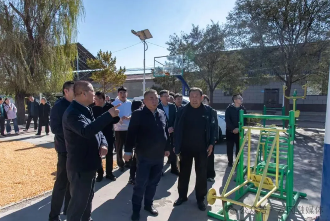 刘利新率队赴口泉乡督导调研